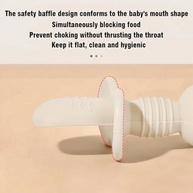 Conjunto de Colher e Garfo de Silicone para Bebês - Seguro, Sem BPA e Antiderrapante - imagem 5
