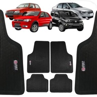 Jogo de Tapetes Automotivos Fiat Universal Emborrachado Antiderrapante 4 Peças - Lanzi - imagem 2