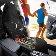 Capa de Assento Impermeável Yewattles Cogumelo Night: Proteção Antiderrapante para Seu Carro - imagem 5