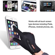 Luva Térmica Touch Screen Antiderrapante para Moto Inverno - Proteção e Conforto - imagem 3