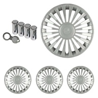 Jogo de Calotas Europa Premium Aro 13 para Sandero, Logan, Clio e Mais + Selo Resinado e Antifurto - imagem 1