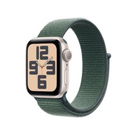 Apple Watch SE GPS 40mm Alumínio Caixa Estelar com Pulseira Loop Esportiva Verde-Lago - imagem 2