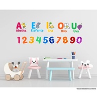 Adesivo Educacional Infantil - Aprenda Vogais e Números com Diversão - imagem 2