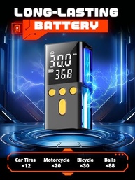 Compressor de Ar Portátil 150PSI: Inflador Rápido e Inteligente para Seu Veículo - imagem 4