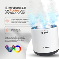 Umidificador de Ar 800ml com LED RGB e Difusor de Aromas para Óleos Essenciais - imagem 5
