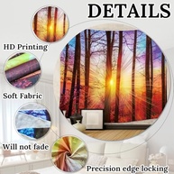 Tapeçaria de Arbusto Sunshine - Grande Decorativa para Quarto e Sala de Estar com Design Natural e Luz Solar - imagem 5