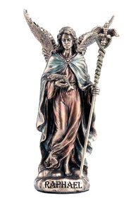 Estátua do Arcanjo São Rafael Veronese - Decoração Religiosa com Significado Espiritual - imagem 1