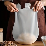 Saco de Amassar Silicone Multifuncional - Ideal para Massas e Armazenamento - imagem 1