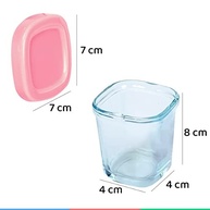 Potes de Vidro para Armazenamento de Leite Materno - Rosa | Segurança e Qualidade Clingo - imagem 3