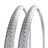 Par Pneu Maciço Cinza Aro 24x1 3/8 Anti Furo para Cadeira de Rodas - Conforto e Durabilidade - imagem 2