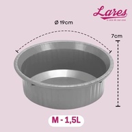 Kit com 4 Bacias Plásticas P/M/G/GG Arqplast - Versátil e Resistente para Qualquer Ambiente - imagem 5