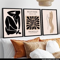 Quadros Decorativos Modernos Matisse Abstrato - Transforme Seu Espaço com Arte Elegante - imagem 5