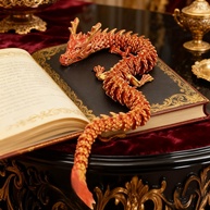 Dragão Chinês 3D Articulado com Efeito Glow - Decoração e Colecionável - imagem 1