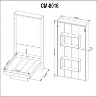 Cama de Casal Articulável Multifuncional com Prateleiras – Design Amêndoa Moderno - imagem 3