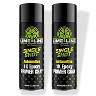 LiME LiNE Tinta spray aerossol primer epóxi 1K - Adesão automotiva de metal desencapado e proteção contra ferrugem - Grau profissional - Cinza 400 ml - imagem 2