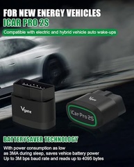 Scanner Automotivo V-gate iCar Pro 2S OBD2 Bluetooth 5.2: Diagnóstico Inteligente para iOS, Android e Windows - imagem 4