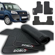 Jogo de Tapetes Automotivos Emborrachados para Fiat Doblo (2008-2021) - 3 Peças Premium - imagem 2