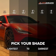 MotoShield Pro Película de Vidro de Carbono Profissional para Automóveis | Proteção UV e Redução de Calor 25% VLT - imagem 4