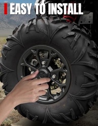 Tampas de Cubo Central A&UTV PRO para Polaris RZR XP 1000/XP 4 1000 (2024-2025) - Proteção e Estilo Off-Road - imagem 5