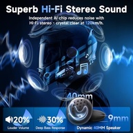 Intercomunicador Moman H2S para Moto: Conexão Avançada e Áudio Hi-Fi até 1000m - imagem 4