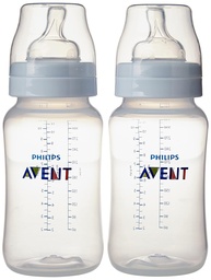 Mamadeira Anti-Cólica Duplo Pack 330ml - Philips Avent Transparente - imagem 1