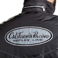 Jaqueta California Racing Refletiva Preta - Proteção e Estilo para Sua Aventura - imagem 3