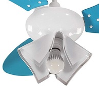 Ventilador Greco Tron 110/127V 3 Pás Azul - Potente e Silencioso com Iluminação - imagem 3