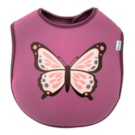 Babador Neoprene com Bolso Coletor Borboleta - Clingo | Seguro, Confortável e Estiloso - imagem 1
