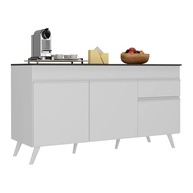 Balcão de Cozinha Veneza 150cm 3 Portas 1 Gaveta - Design Moderno e Resistente - imagem 1