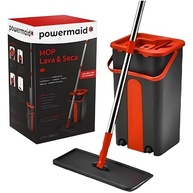 Mop Lava e Seca com Balde 5L e Refil de Microfibra - Mopi Flat para Limpeza Inteligente - imagem 2