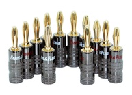 Conectores Banana Plug para Caixas de Som: Pack 8 Unidades Cinza Escuro - imagem 1