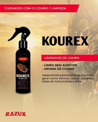 Limpa Couro Spray Kourex Razux 240ml: Renove Bancos, Jaquetas e Mais! - imagem 2