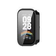 Capa Bumper Protetora Preta com Película Integrada para Xiaomi Smart Band 9 Active - imagem 4