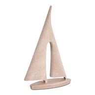 Escultura de Barco em Polirresina - Decoração Náutica Elegante - imagem 1