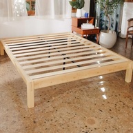 Base de Cama Casal em Bambu Natural - Design Moderno e Sustentável - imagem 3