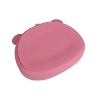 Prato Infantil de Silicone com Divisórias e Base Ventosa - Formato Urso Rosa/Azul - imagem 3