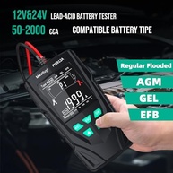 Testador Digital de Bateria Automotiva 12V/24V - Diagnóstico Completo e Preciso - imagem 3