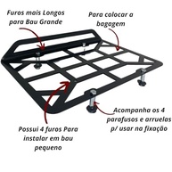 Grelha Reforçada para Bauleto Givi, Shad e Tork: Segurança e Praticidade na Sua Viagem! - imagem 4