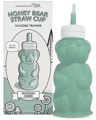 Legendairy Milk Copo de Canudo de Silicone Honey Bear para Bebês (Verde) - 227g | Lavável na Máquina e Seguro para Crianças - imagem 2