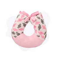 Almofada de Amamentação Gota Rosa - Conforto Ergonômico para Mãe e Bebê - imagem 2