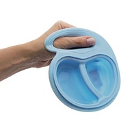 Adoleta Bebê Kit Papinha Urso Azul - Com Apoio, Colheres e Prato Dividido - imagem 4