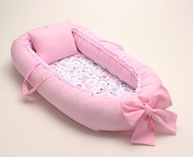 Ninho Redutor de Berço + Almofada de Amamentação para Bebê Menina - Conforto e Segurança em Um Só Produto - imagem 4