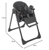 Burigotto Cadeira de Refeição Prima Pappa Zero 3 Black - Conforto e Segurança para seu Bebê - imagem 3