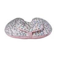 Almofada de Amamentação Triângulo Rosa - Conforto e Apoio para Mamãe e Bebê - imagem 4