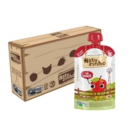 Kit 12 Papinhas Orgânicas Natuzinho Maçã Sem Açúcar - Alimentação Saudável para Bebês - imagem 1