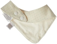 Zip Babador Bandana (2 Unidades) Poá/Rajado Bege - Estilo e Conforto para Bebês - imagem 4