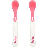 Kit Colheres Termossensíveis Rosa - 2 Unidades Buba | Segurança e Conforto para Bebês - imagem 4