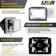Luz de Placa LED USR para Mercedes-Benz W204 (08-11) - Par Completo - imagem 4