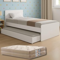 Bicama Solteiro Bibox com Colchões D33 Gold Sensor - Guarda-Costas - imagem 2