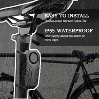 Alarme Wsdcam 113dB para Bicicleta e Moto: Segurança Antifurto com Sensor de Vibração e Controle Remoto - imagem 4